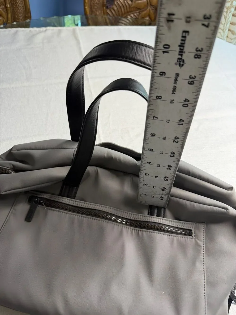 Away The Everywhere Sleek Grey Nylon Travel Carry On Bag